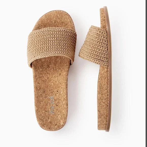 COPY - The Sak Mendocino Slide Sandal crocheted - Picture 1 of 7